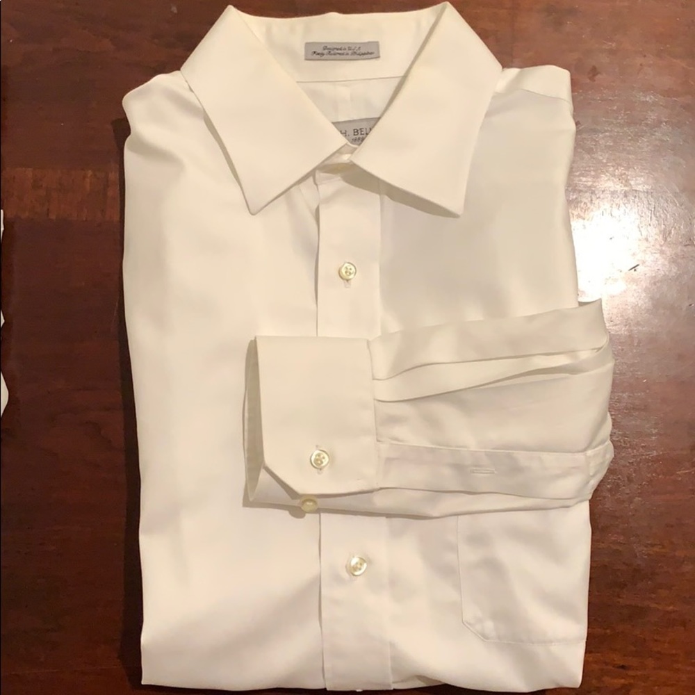 WH Belk men’s button down dress shirt